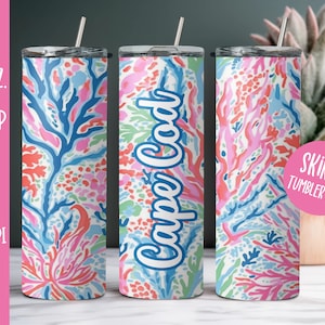 cape cod tumbler wrap - cape cod png - trendy tumbler wrap 20 oz - Preppy tumbler template - 20oz skinny tumbler wrap - preppy tumbler wrap