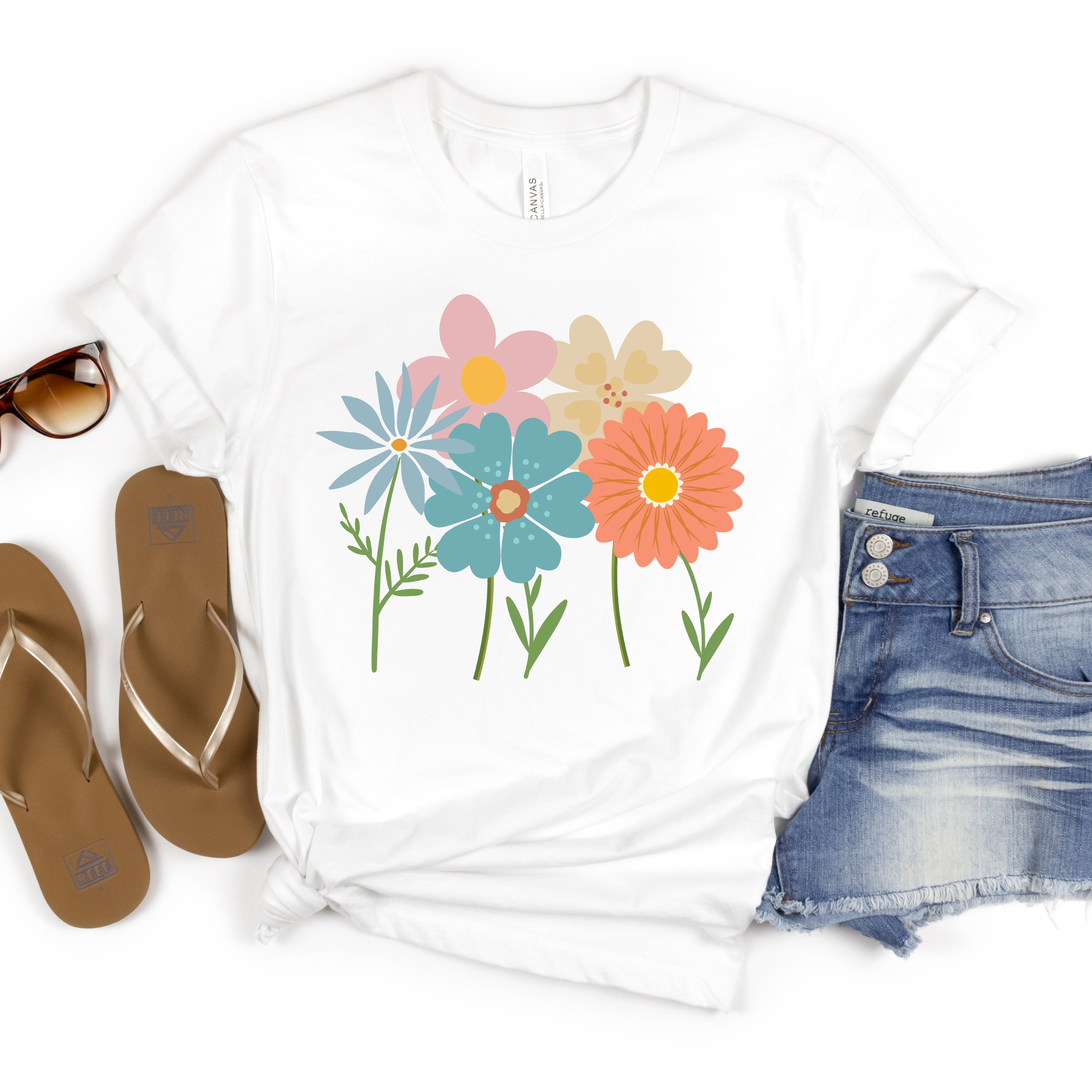 Retro Flower Svg Retro Flowers Png Sublimation Design Digital Download ...