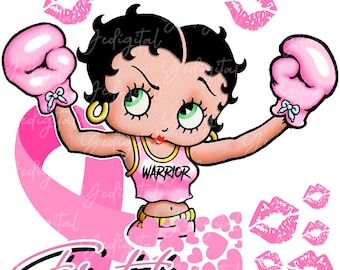 Tough Girls Awareness Digital PNG File | Breast Cancer Awareness