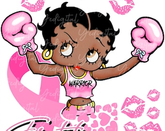 Tough Girls Awareness Digital PNG File | Breast Cancer Awareness