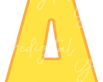 Wielka litera A | Pobieranie cyfrowe | PNG, JPEG, SVG |