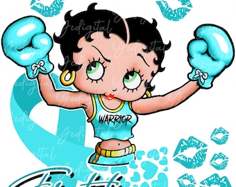 Tough Girls Awareness Digital PNG File | Ovarian Cancer