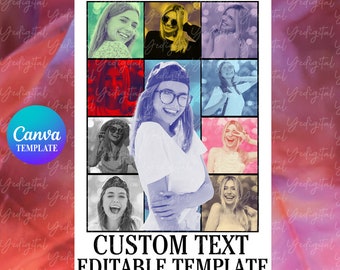 Eras Poster Template Editable | Canva Template | Eras Themed | Create Your Own Eras Design| DIY Digital Template