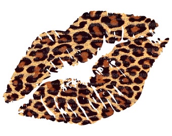 Leopard Lip PNG, nadruk zwierzęcy, pobieranie cyfrowe