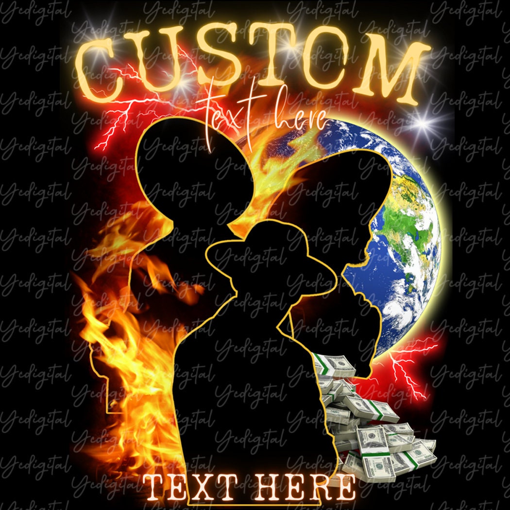 CUSTOM Your Own Bootleg Design, Customize Text Bootleg Idea, World Fire ...