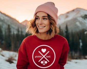 Moletom de pickleball, presente de pickleball, jogador de pickleball, pickleball feminino, pulôver de pickleball, camisas de pickleball, suéter, moletom com capuz