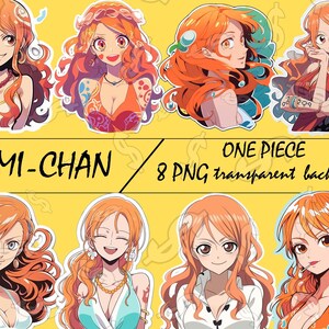 One Piece OP Anime Nami Pirate Girl 5x7 Art Print 