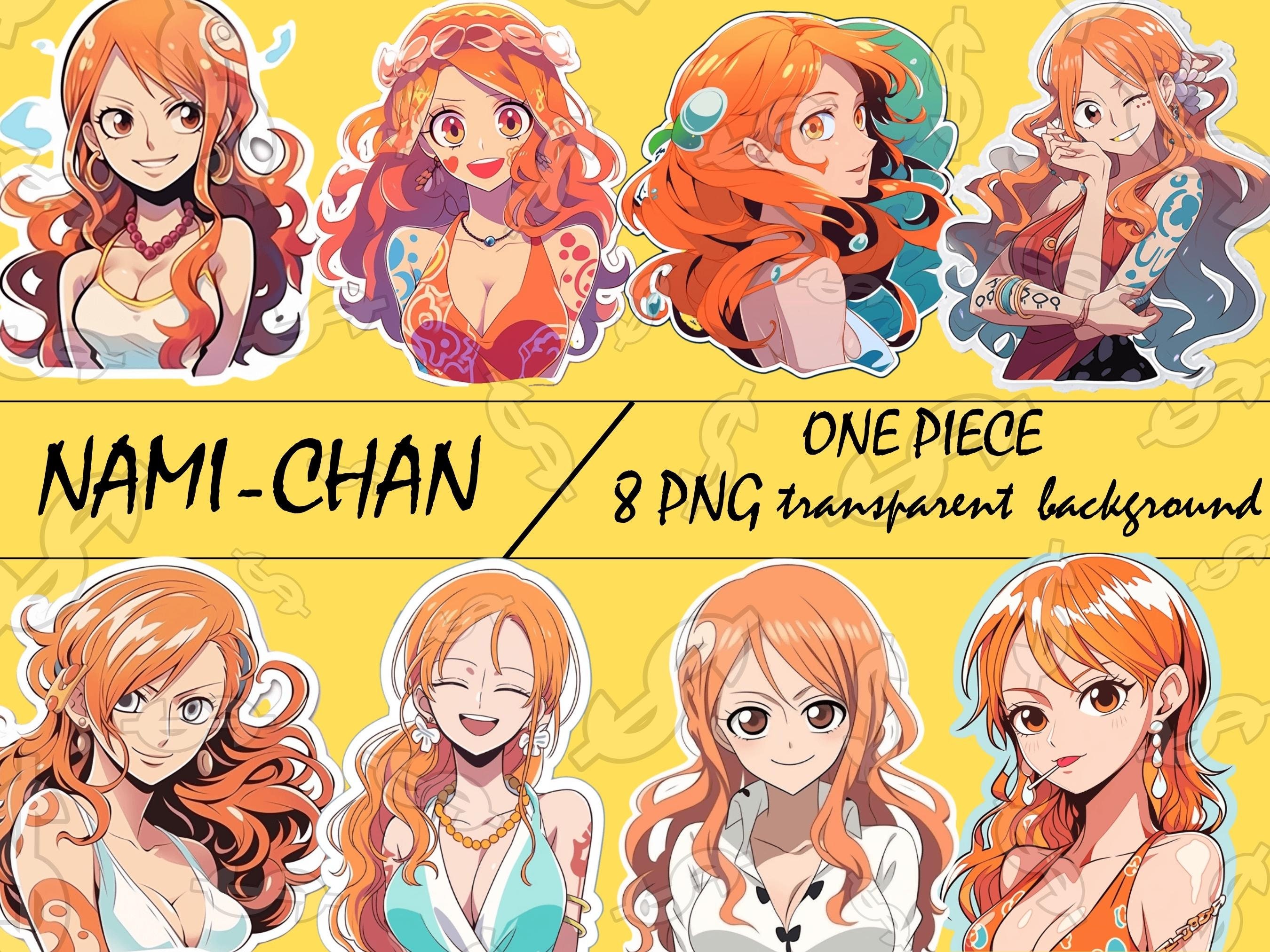 Anime Clipart-printable Anime Png Nami From One Piece Anime - Etsy