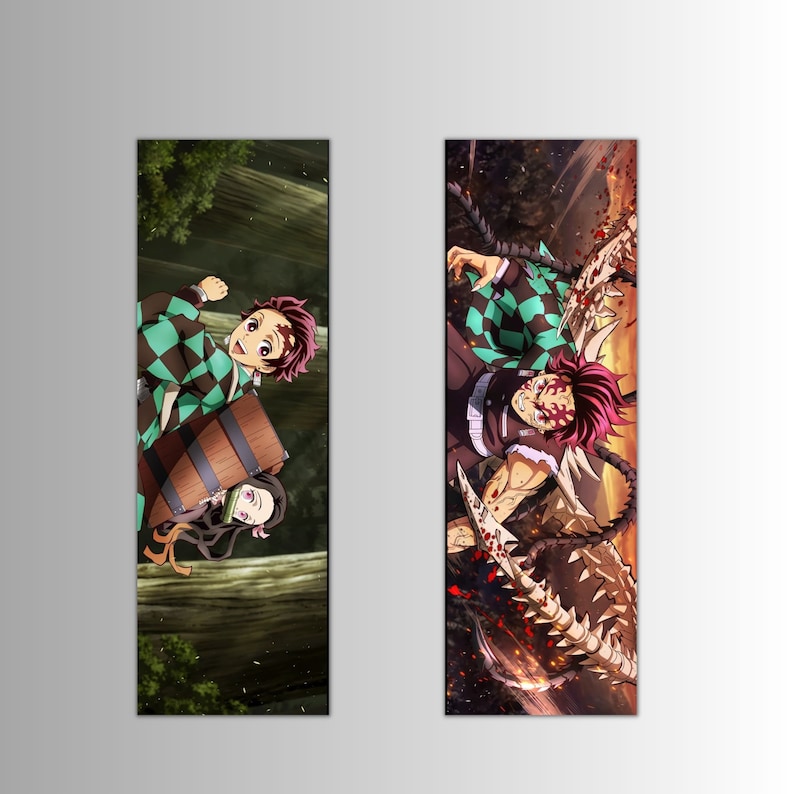 Anime Bookmarks Printable Bookmarks Demon Slayer Bookmarks Etsy Anime Bookmarks Printable Bookmarks Demon Slayer Bookmarks Etsy