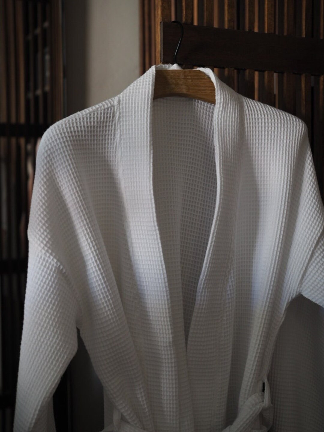 Waffle Linen Bath Robe / Waffle Linen Robe / Waffle Bathrobe for Women ...
