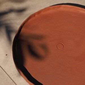 Aios Terracota Plate | Terracotta Plate | Pottery Plate | Service Tray | Terracotta Decor | Ceramic | Clay Plate | Pottery | Interior design