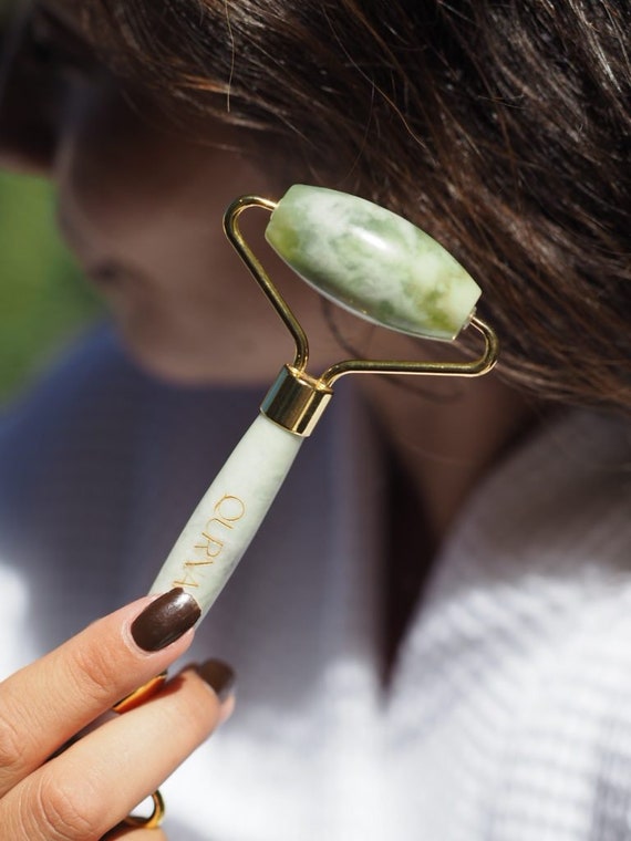 Rullo Di Giada Rosa | Rullo Facciale Di Giada | Strumento Spa Facciale - Foto 7