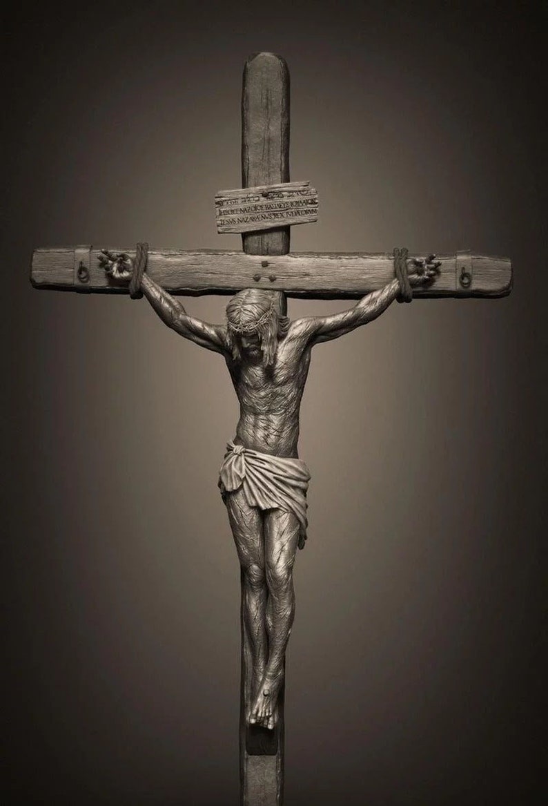 3d stl Jesus crucified figure drawing file,digital drawing file,3d printer in print files,for 3d printer stl files, files for 3d printer
