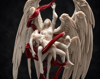 Fallen Angel Figure 3D Print File (STL)