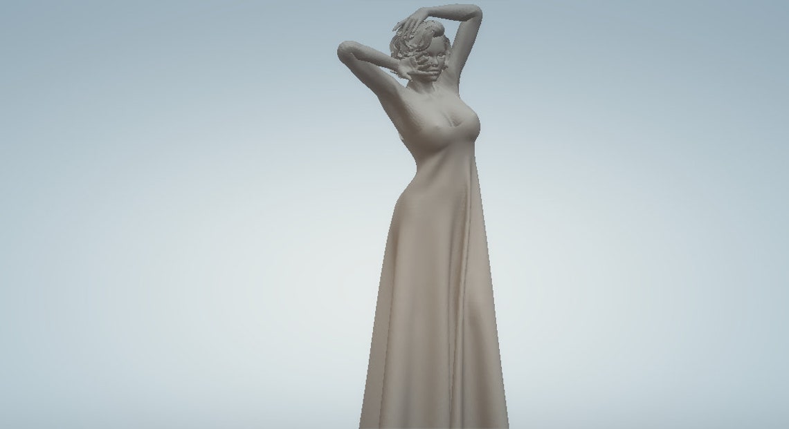 3d Stl Naked Girl Downblouse Drawing File,digital Drawing File,3d Printer in Print Files,for 3d