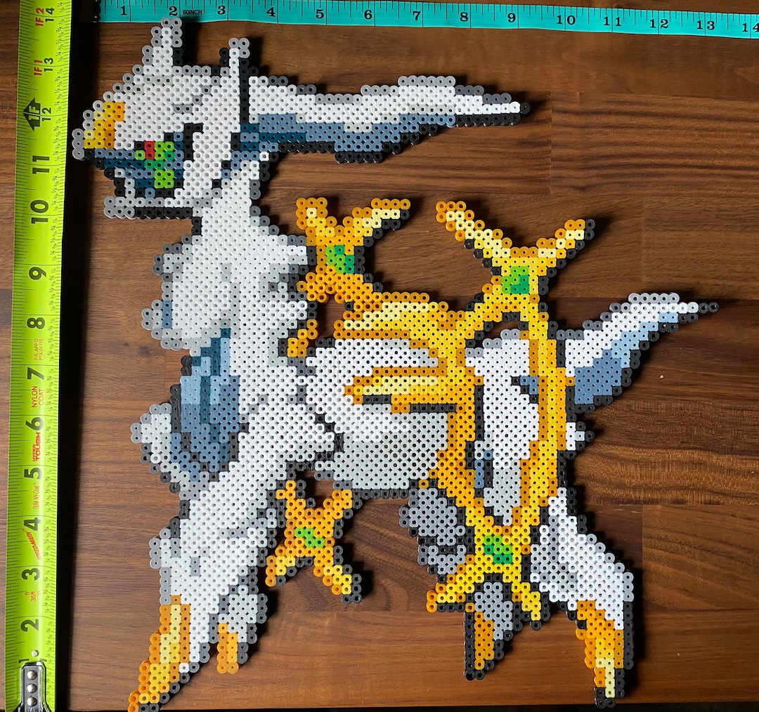 Pok mon Arceus Perler Bead Art Etsy