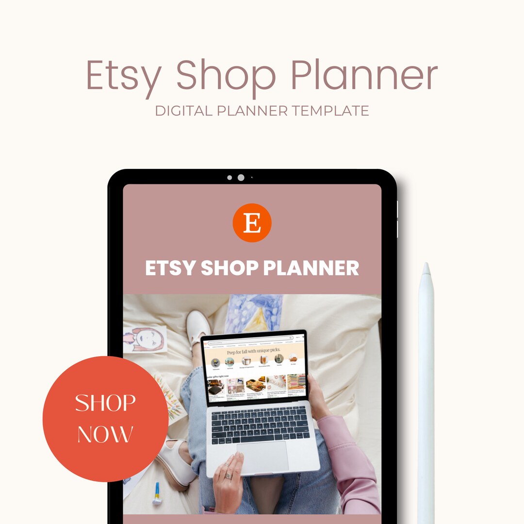 Etsy Shop Canva Digital Planner Template - Editable Pages for Ultimate ...