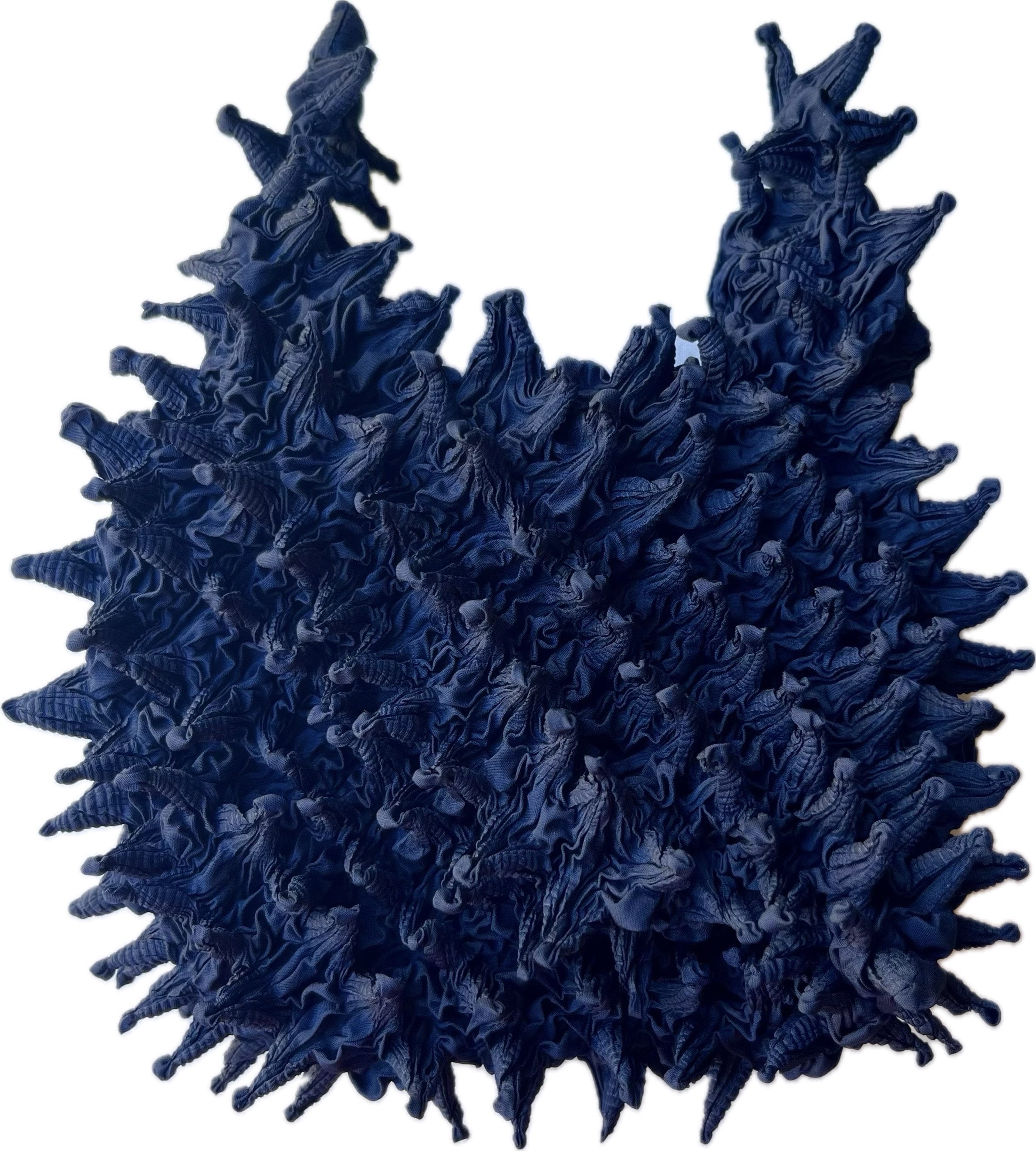 Stretchy Tote Bag Japanese Shibori Tie Dye Expandable Handcrafted