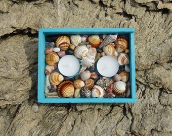 Sea Shell Candle Holder  Aegean Sea  Handmade 3D Luxury