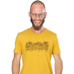 Men&#39;s Shirt Mirror made of organic cotton / T-Shirt Organic Cotton Mirroring