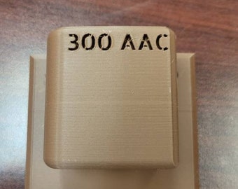 3D printed AR rifle wall mount.