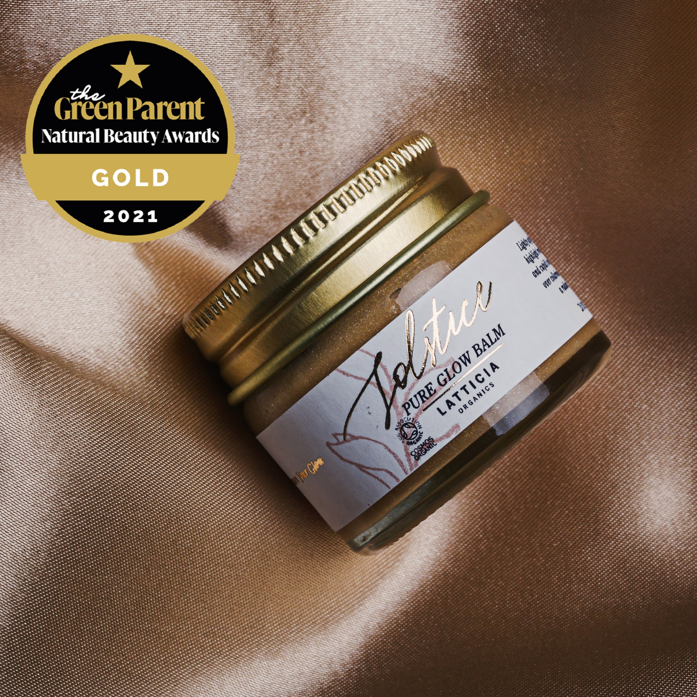 Radiant Skin Highlighter Bronzer Balm Organic Vegan Natural Ethical Mica 15ml