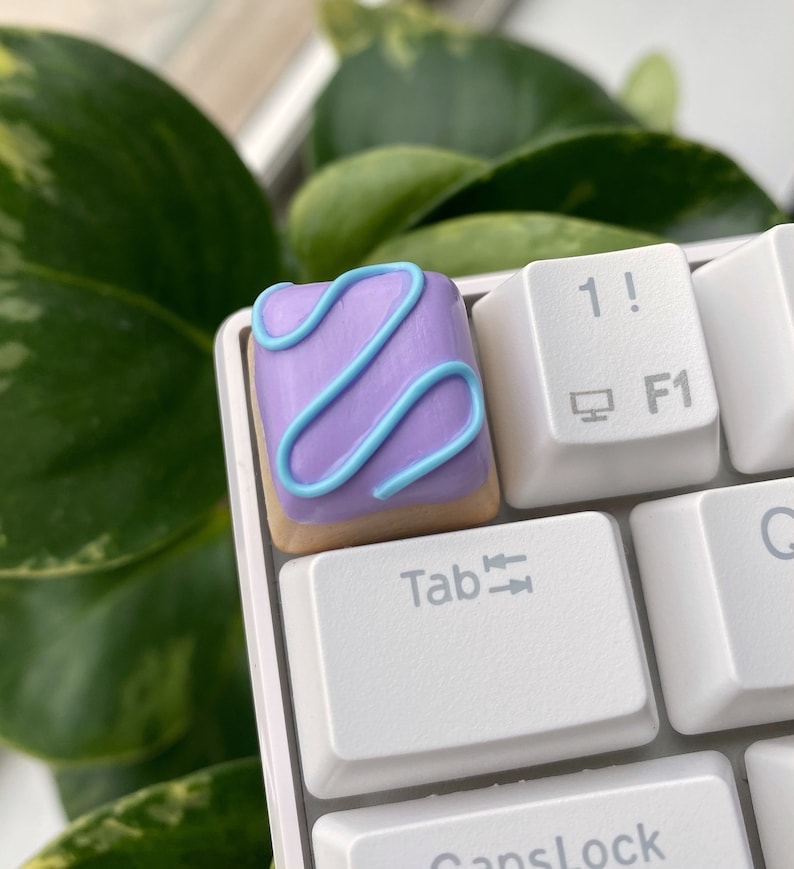 Poptart Keycap Handmade Artisan Keycaps Wild Berry