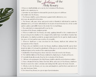Joyful Mysteries of the Rosary Print - Digital Download - Etsy