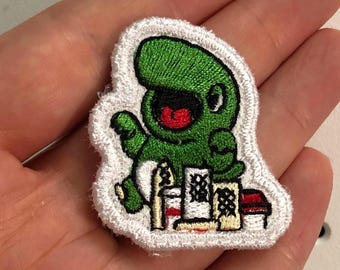 Cute Kaiju Tiny Embroidered Patch