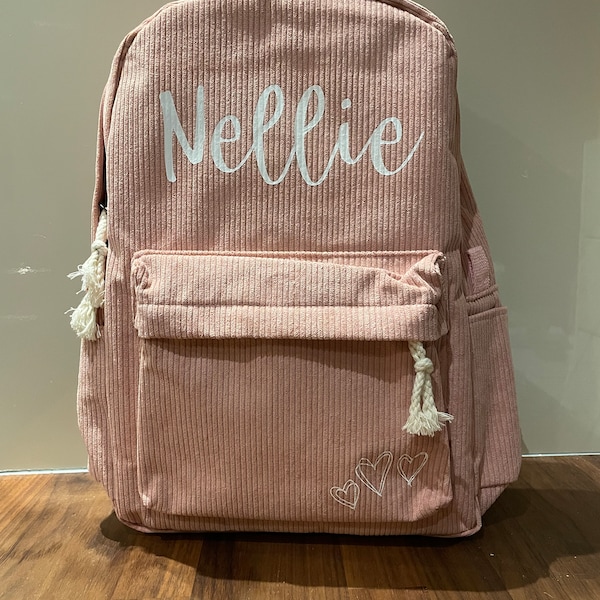 Personalised backpack