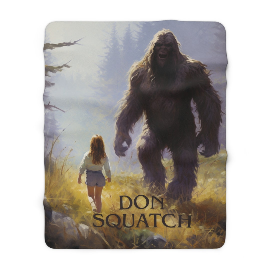 Bigfoot Fleece Blanket Etsy