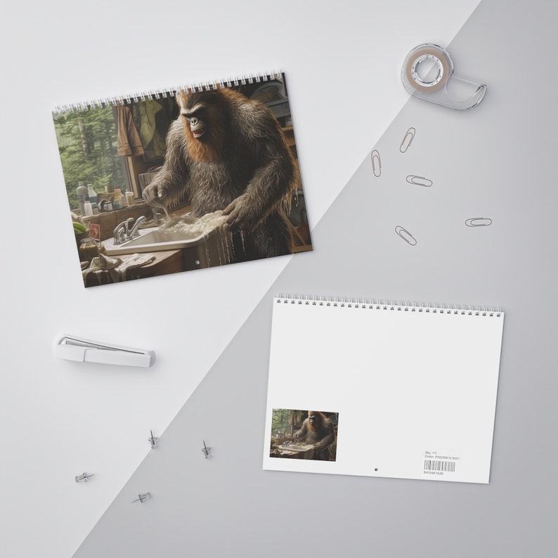 Bigfoot Calendar 2024 Etsy