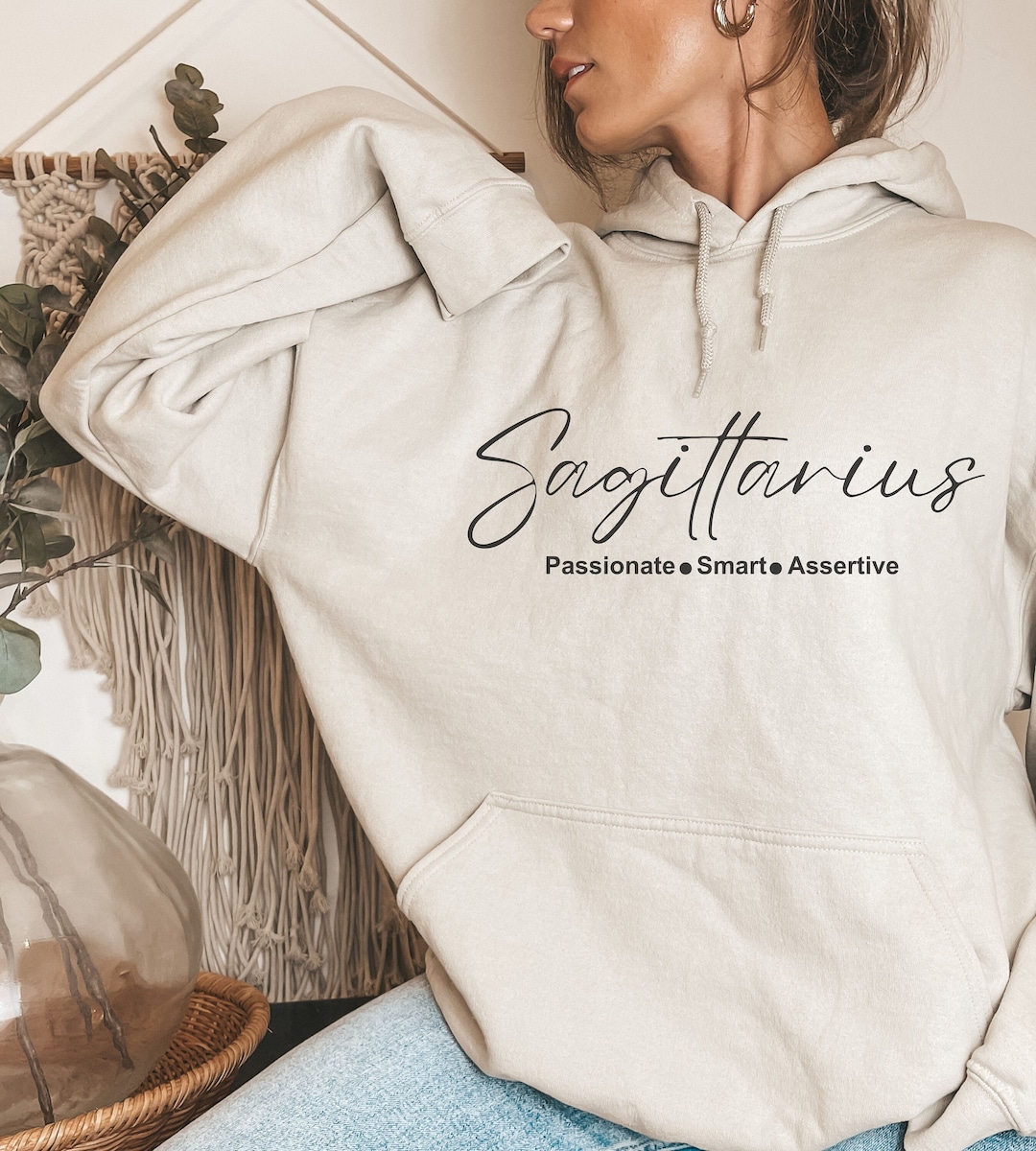 Sagittarius Hooded Sweatshirt, Sagittarius Hoodie, Traits of a ...