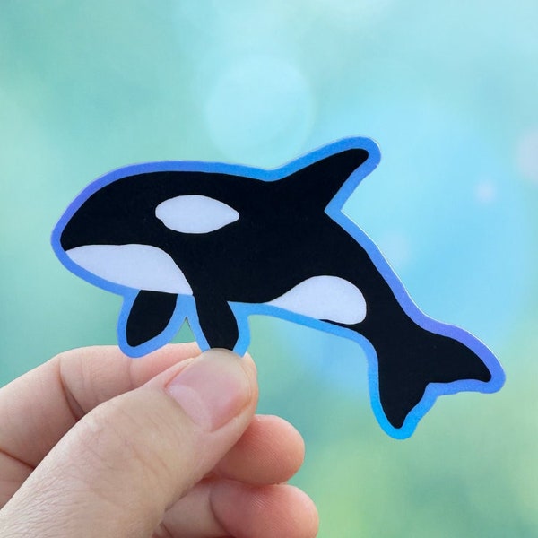 Orca / Killer Whale Stickers | Unique marine biology gift idea for a naturalist, ecologist, or wildlife lover