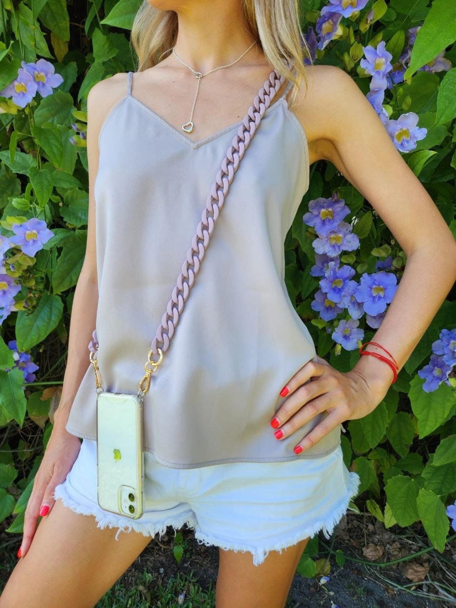 Designed for Iphone Crossbody Clear Case With Light Weight Etsy