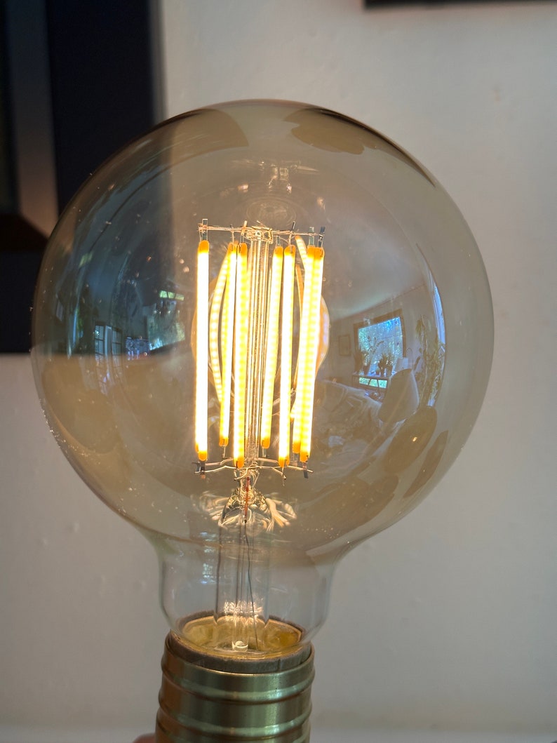 Reclaimed Oak 3 Way Touch Lamp Etsy