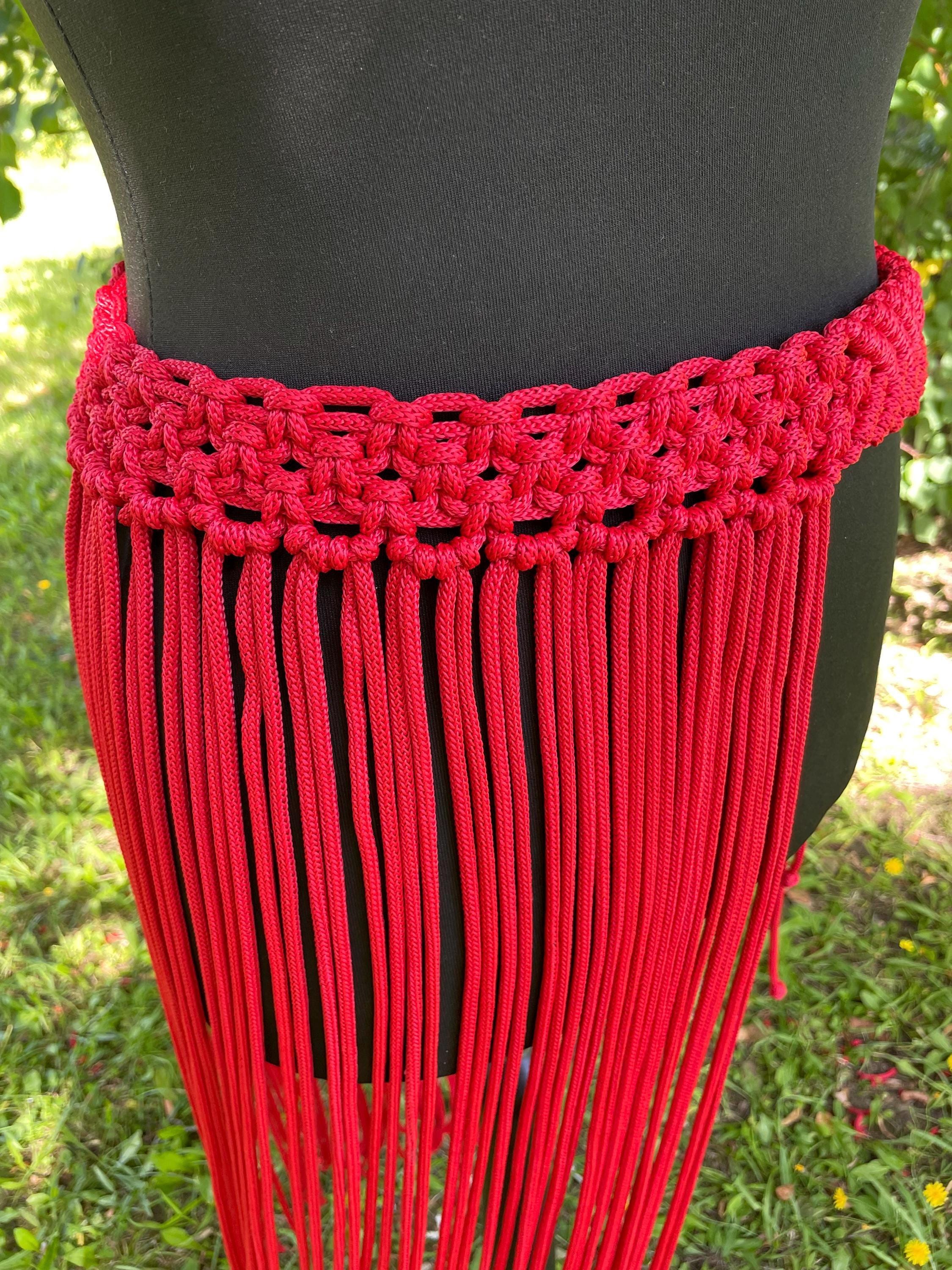 Handmade Macrame Belt, Festival Accessories, Luxury Style Macrame Belt ...