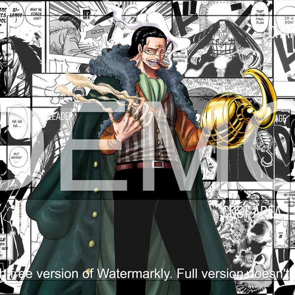 One Piece Tcg Crocodile Etsy