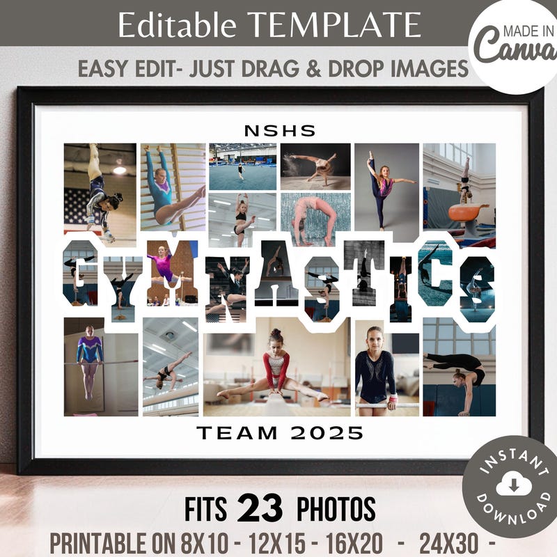 Picture Frame Gymnastics - Etsy