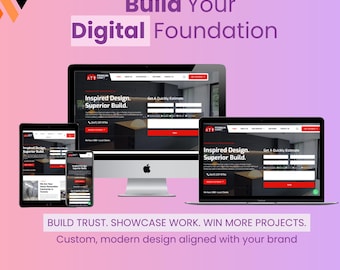 Custom Contractor Website Design | WordPress Elementor Remodelling Business SEO Optimized