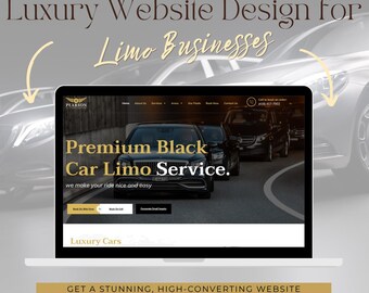 WordPress Elementor Website Design for Limousine & Black Car Services