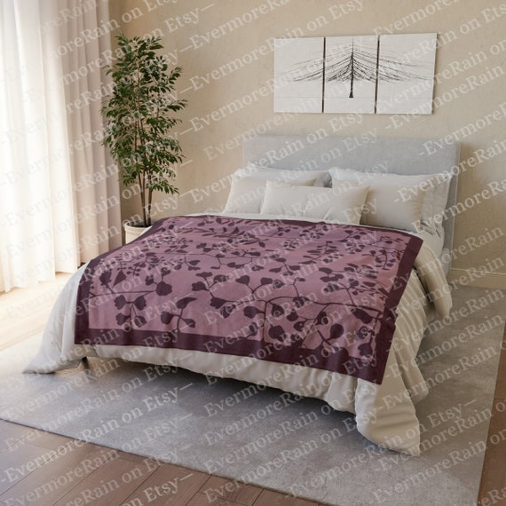 Bella Swan Twilight Soft Polyester Reddish purple Blanket Etsy Canada