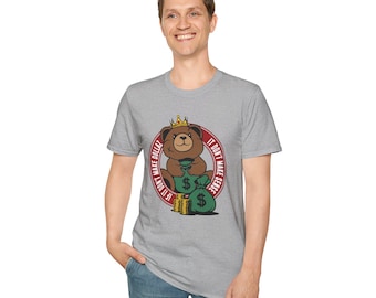 Dollas & Sense - T-Shirt - Funny Graphic Teddy Bear T-Shirt (FREE SHIPPING)