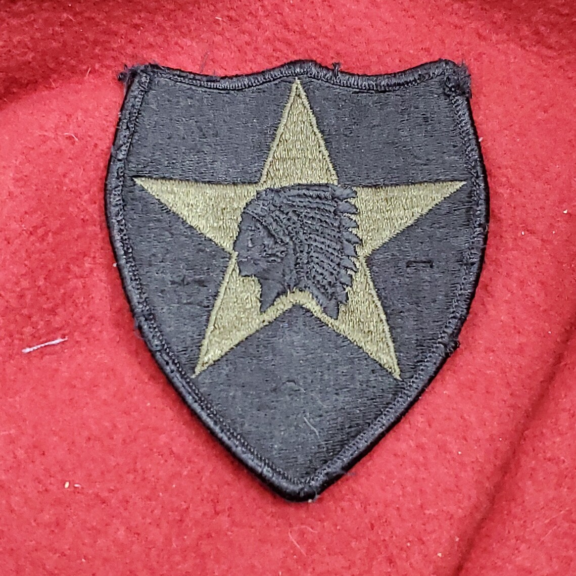 US Army 2nd Infantry Division Subdued Sew on Patch Unit Insignia x04d ...
