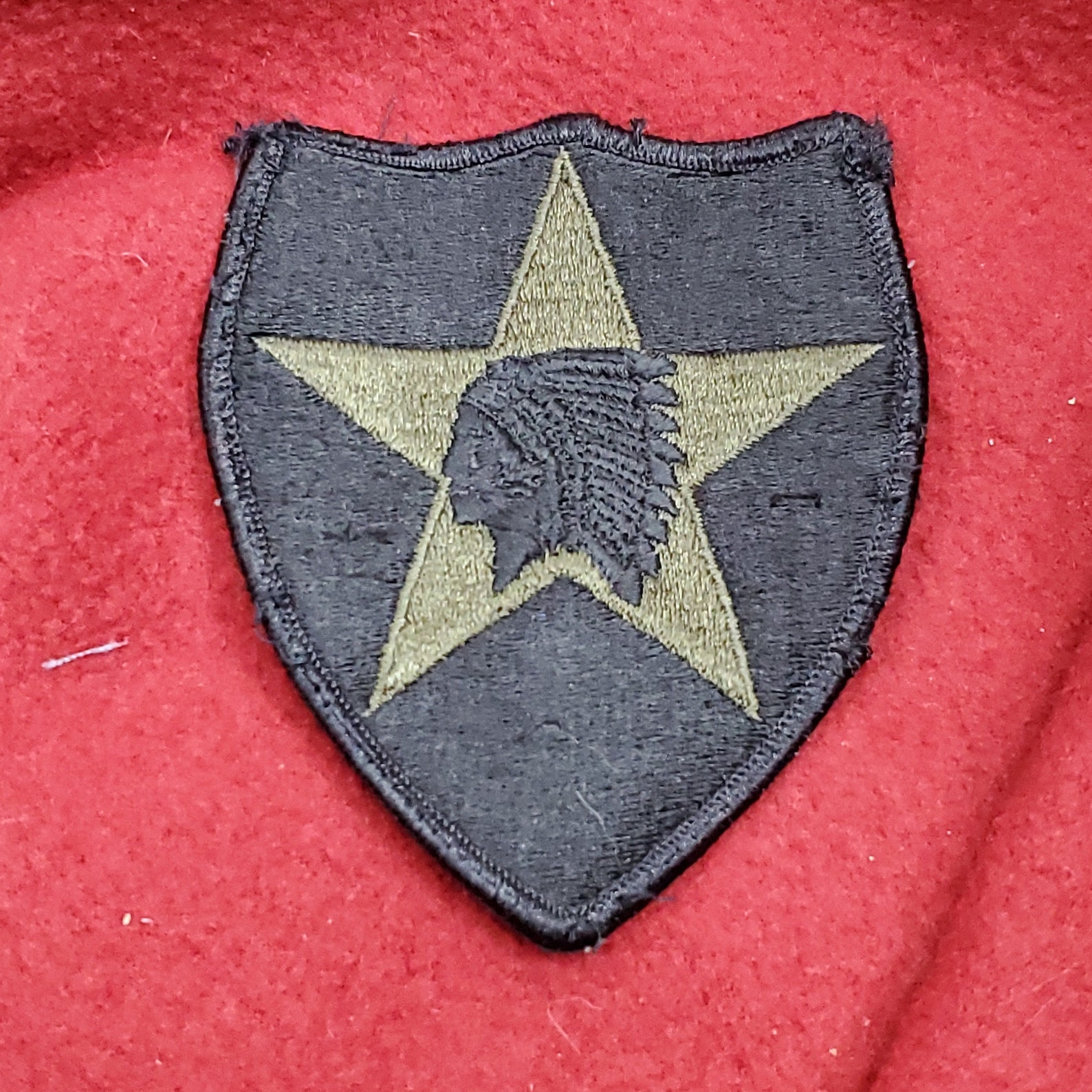 US Army 2nd Infantry Division Subdued Sew on Patch Unit Insignia x04d ...