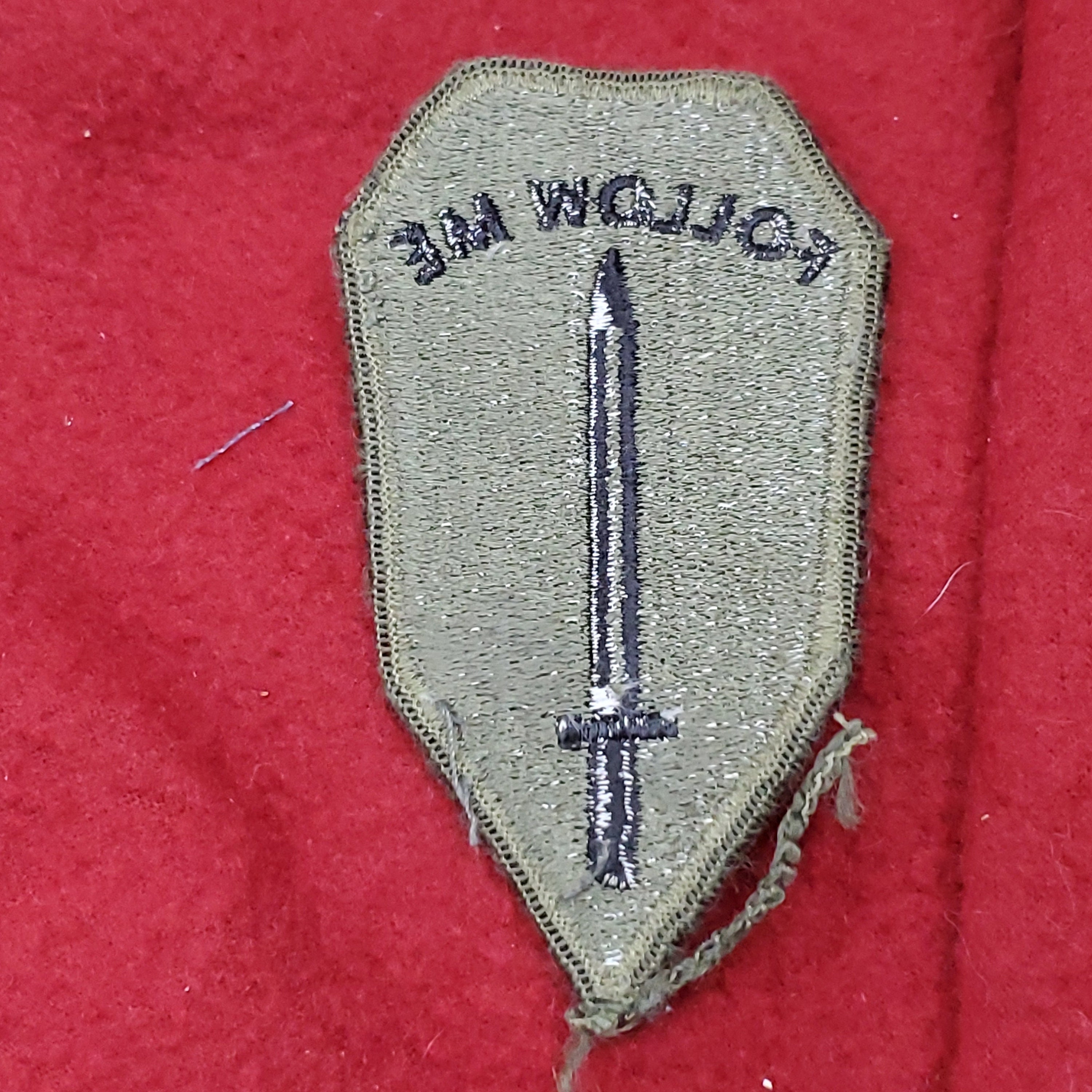 5th Infantry Division Subdued Patch - Closeout Great for Shadow Box
