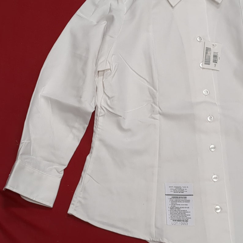 US Army Garrison Collection Female AGSU White Long Sleeve Etsy