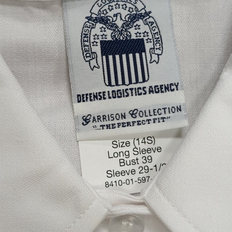 US Army Garrison Collection Female AGSU White Long Sleeve - Etsy