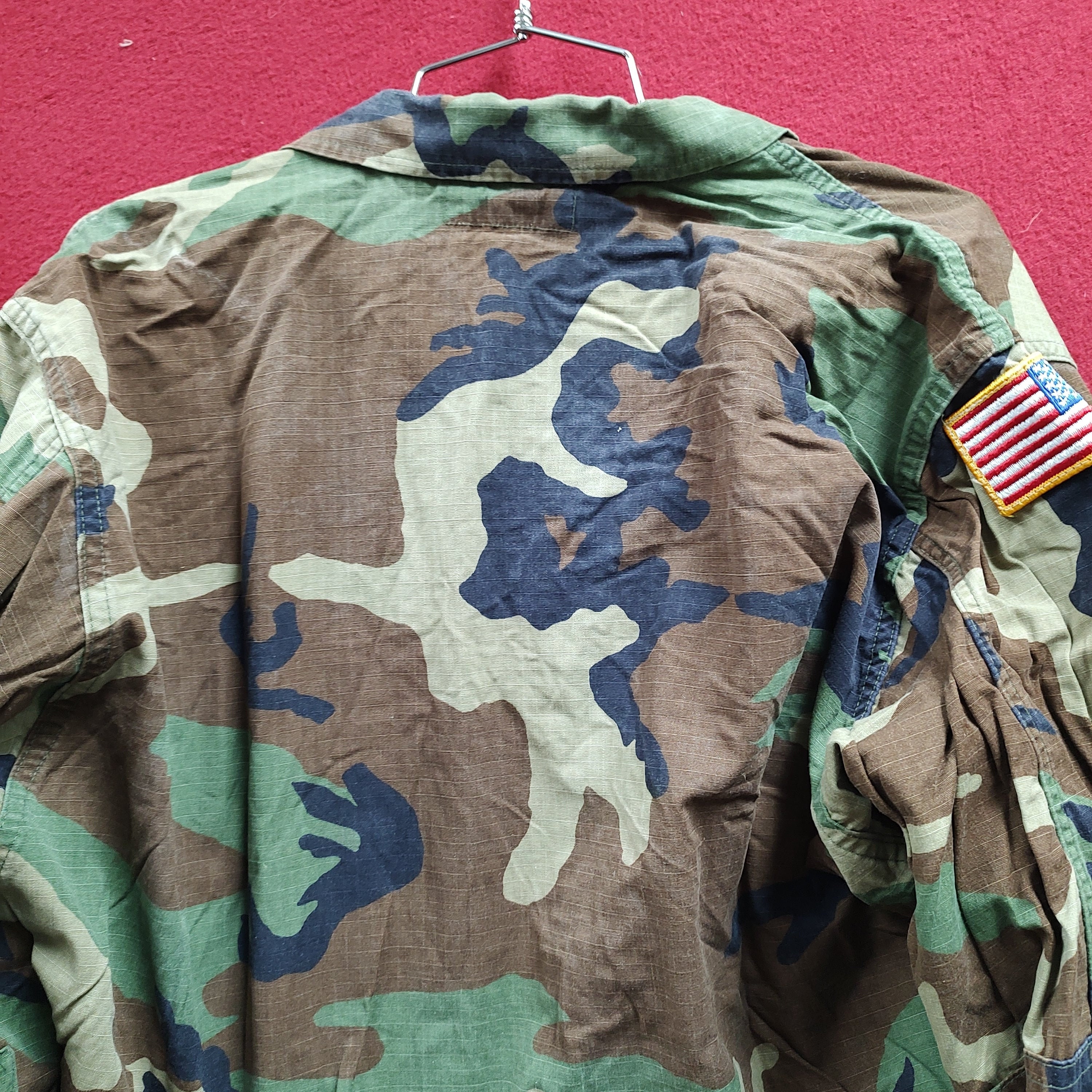 US Army MEDIUM SHORT Uniform Top Bdu Woodland Pattern 14o34 - Etsy