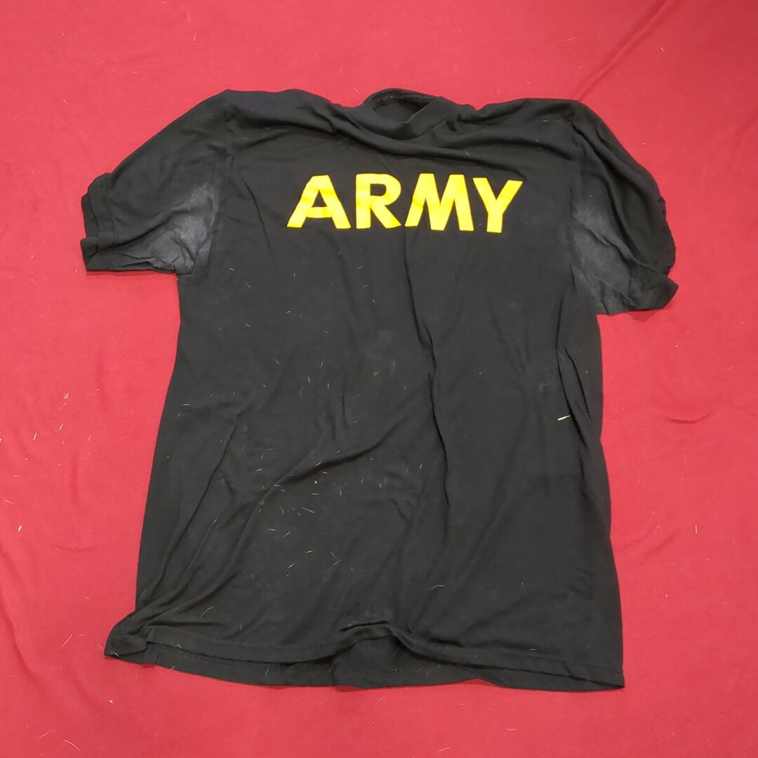 US Army Medium Black Gold Hot Weather APFU PT Uniform Etsy